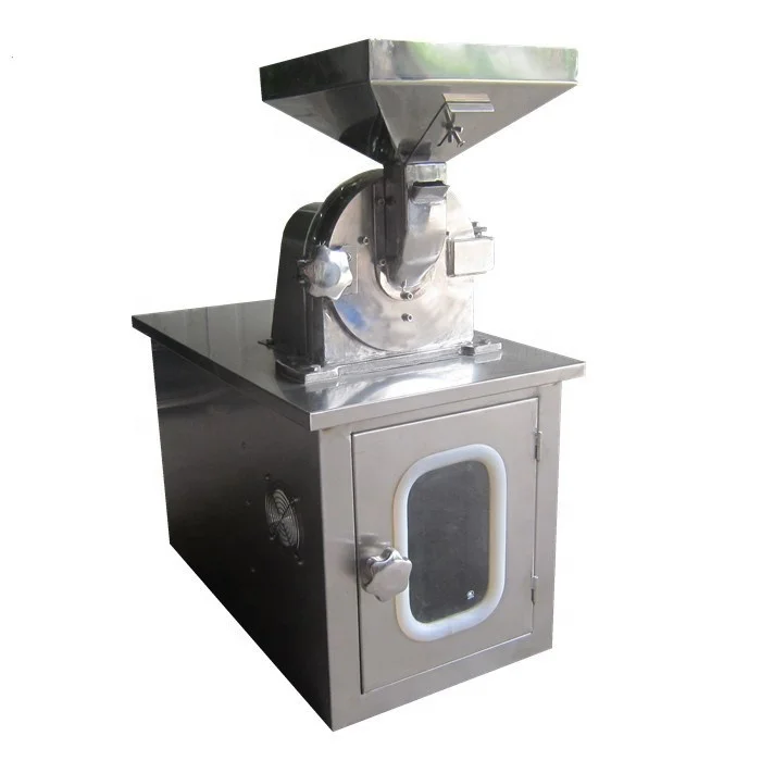 Professional cassava crushing machine automatic leaves pulverizer large capacity chilli grinder