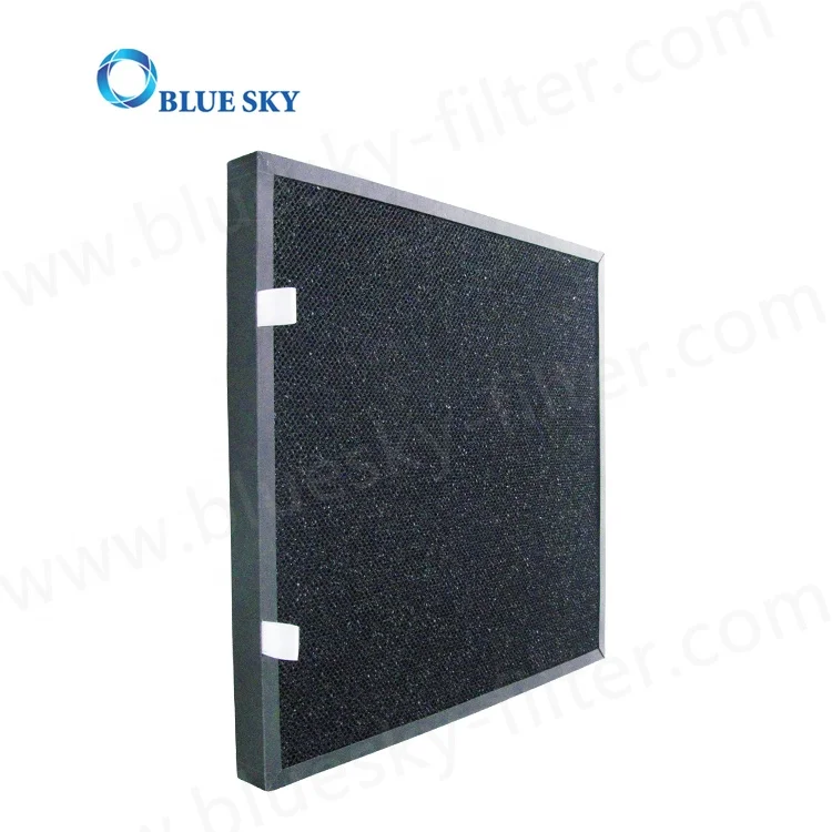 Customized Black Paper Frame Honeycomb Sponge Type Panel Filter Replacement for Air Purifier Parts