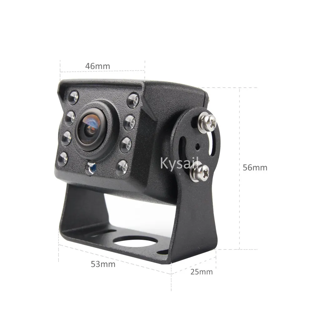 140 Degree Backup Rotation HD Mini Fish Eye Car Camera for Car Parking