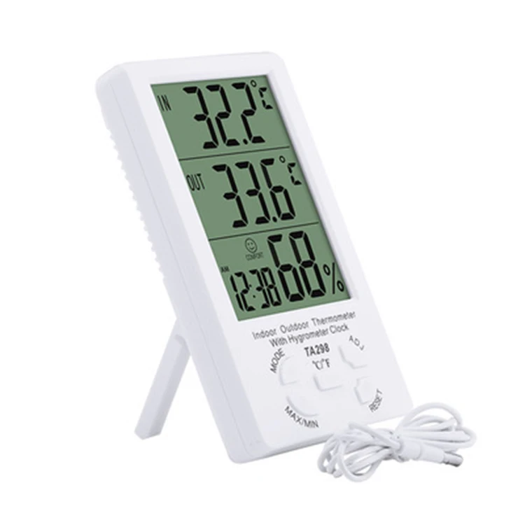 Digital German Alla China Waterproof Professional Thermometer Indoor/Outdoor Thermohygrometer Thermo Hygrometer