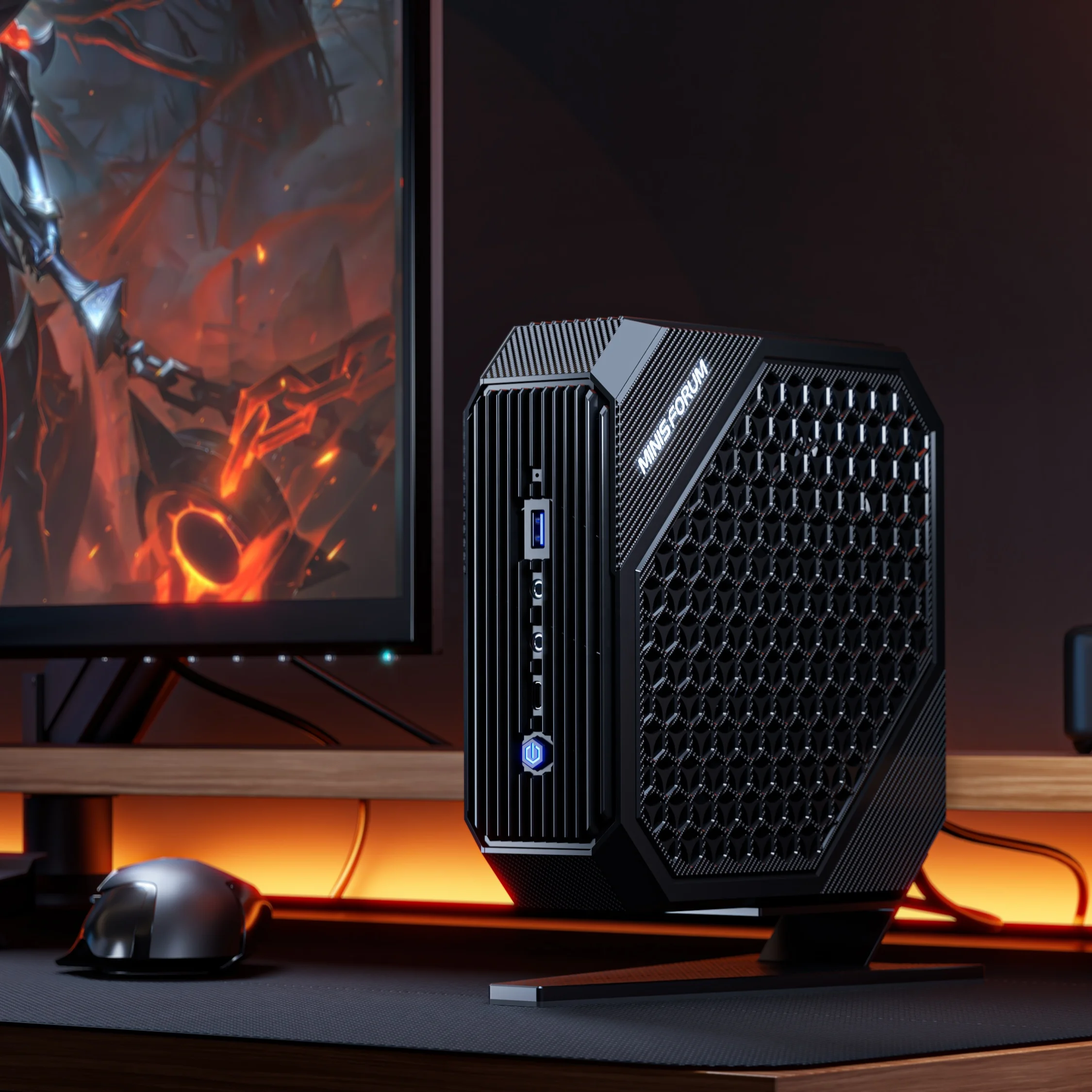 MINISFORUM HX99G AMD Ryzen 9 Processor RX 6600M GPU Computer 64GB RAM 512GB SSD Con Linux Windows 11 Pro Gaming Desktop Mini PC