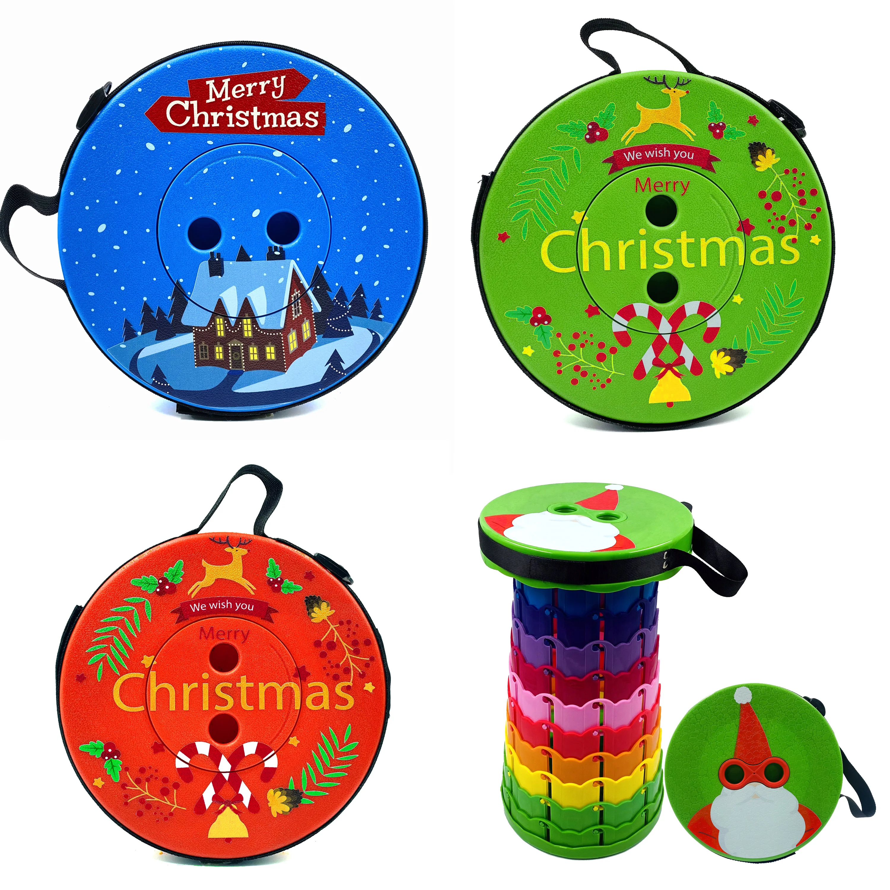 Новый сертифицированный Телескопический стул, подшипник для рождественского стула на новый год 2023