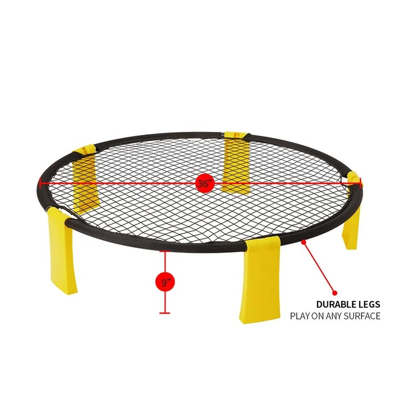 Outdoor Smash ball Standard 3 Ball Roundnet Kit Beach Ball Game Set