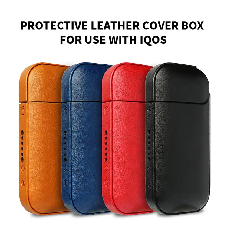 
for use with IQOS 2.4 PLUS PU leathc case cover from China supplier 