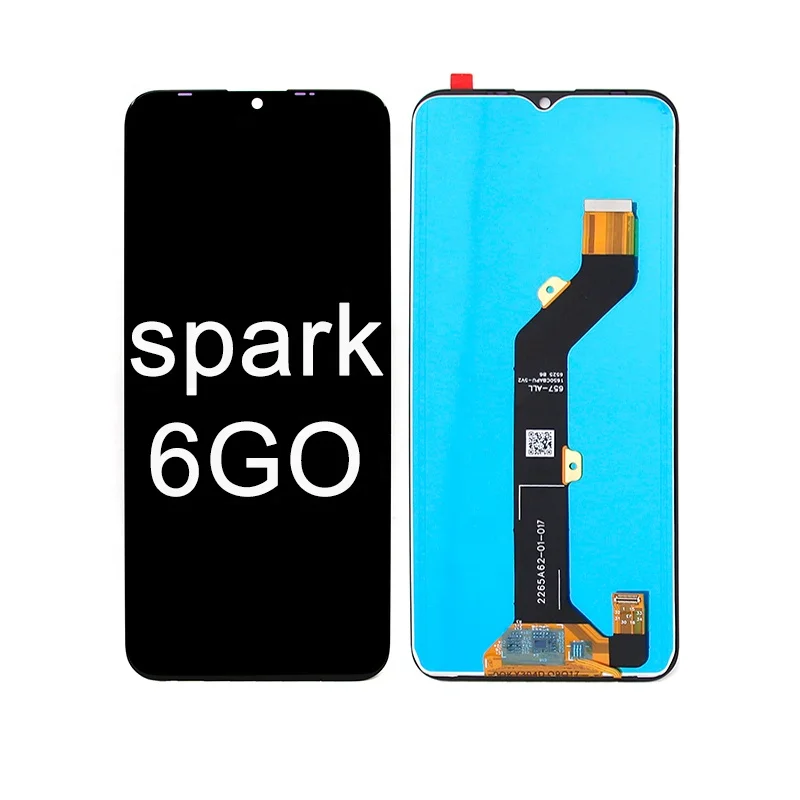 pantallas lcd for Tecno Spark 6 Go LCD Screen for Tecno Spark 6 Go KE5 Lcd Display Touch Screen