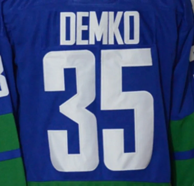 Vancouver Thatcher Demko Best Quality Stitched National Hockey Jersey