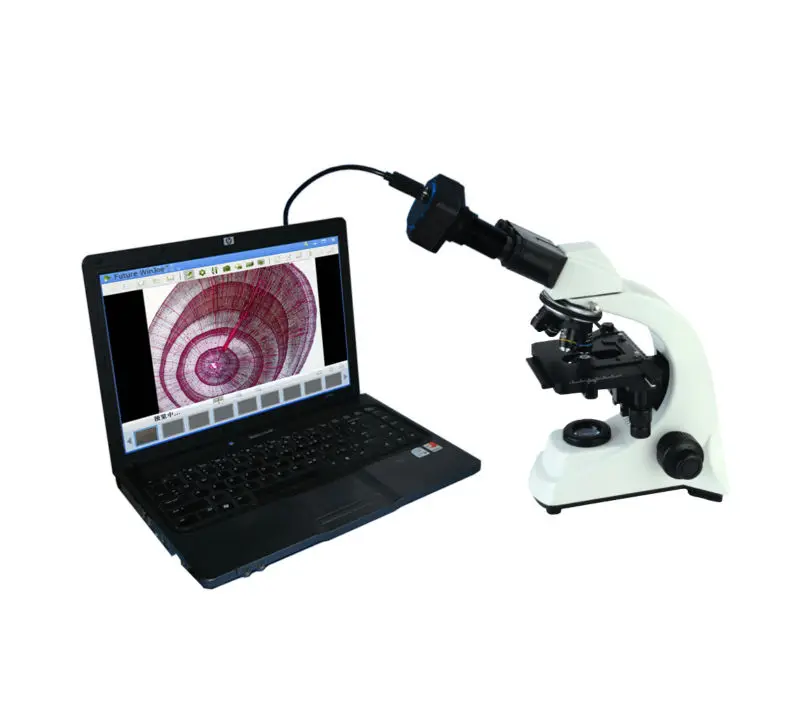 5.0 MP 0.7X--4.5X Optical Zoom USB LED illumination Digital Trinocular Microscope with Built-in Relay lens for PCB Inspection