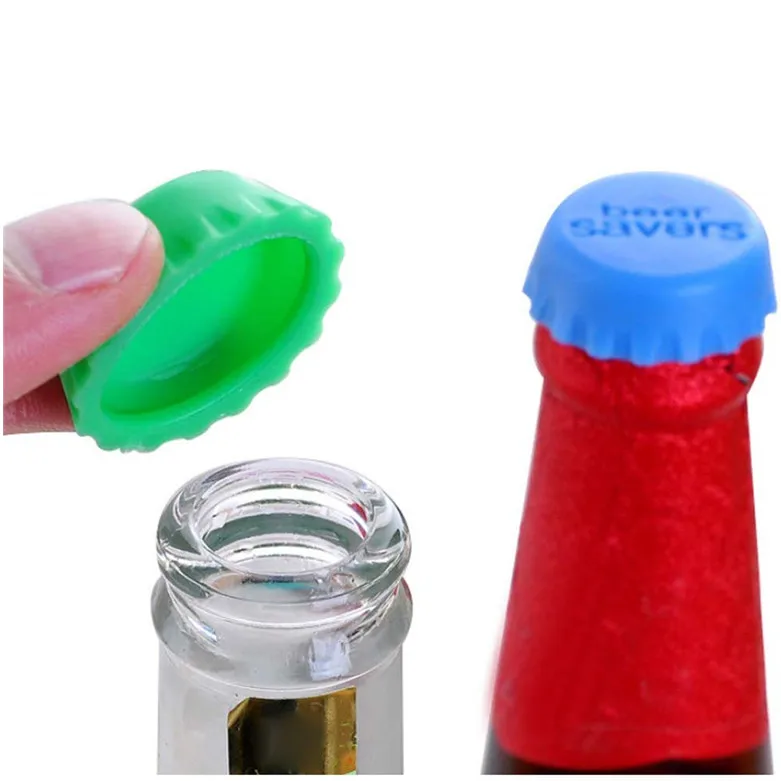 Silicone rubber wine bottle accessory stopper sealer cover water custom