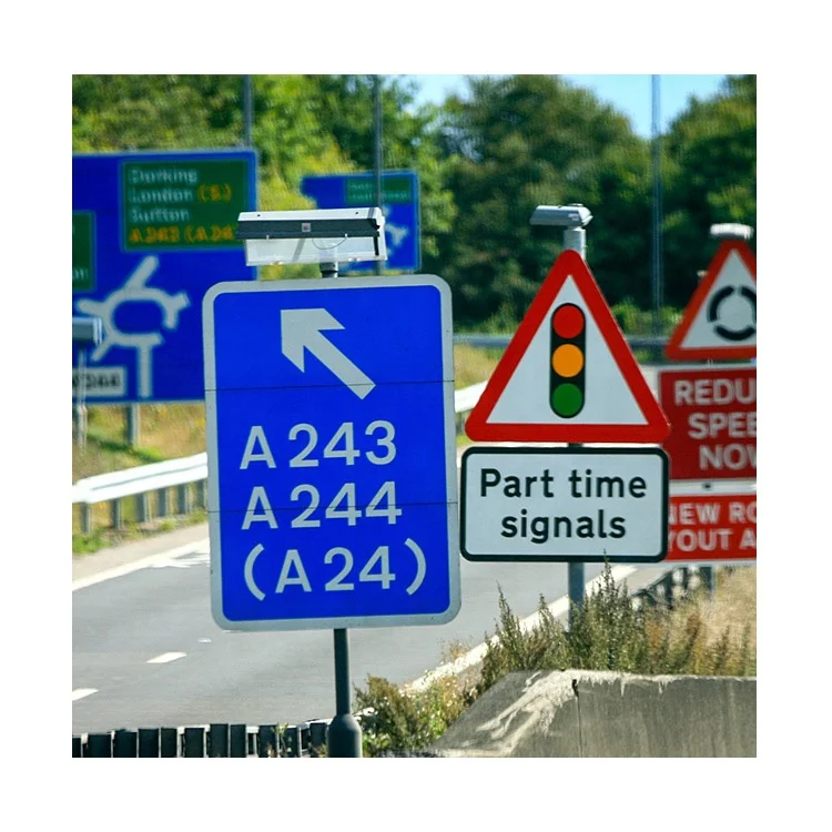 Factory reflective sheeting blank aluminum road sign,custom highway metal road safety sign,aluminum road sign panel