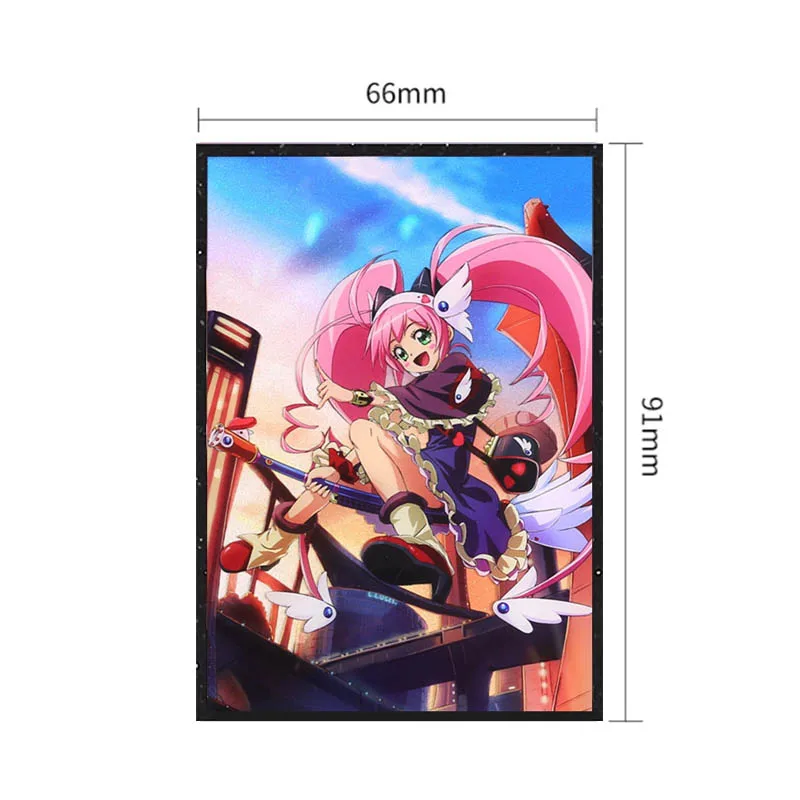 Design Custom Printed Art Print Standard Small Size available Holo Anime Card Sleeves For Yugioh MTG Magic Game Card
