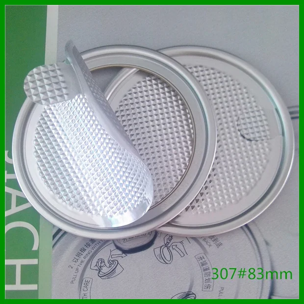 LOGO Can Be Customized Peel off Easy Open Lids and Aluminum Tinplate Packing Material