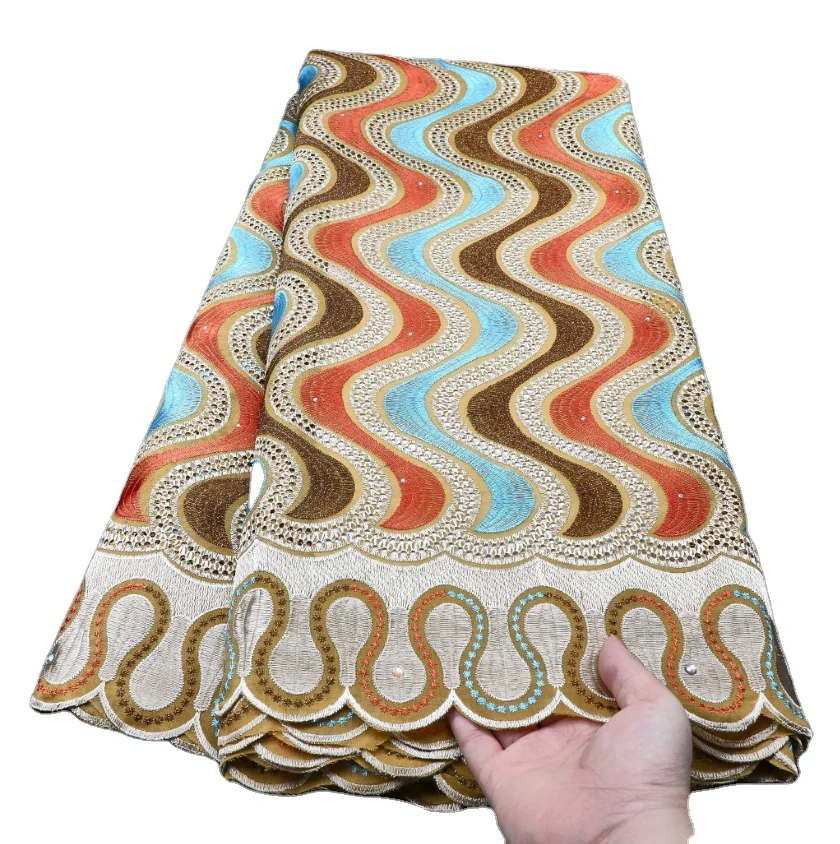 Supoo comfortable 100% swiss voile cotton lace fabric dry lace high quality Senegal lace