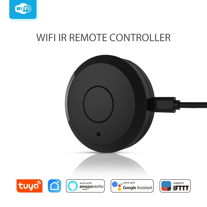 Универсальный ИК-пульт дистанционного управления Tuya APP WiFi умный контроллер Workes с Alexa Echo и Google