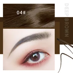Wholesale Double Head Professional Makeup Eyebrow Painting Waterproof Black Fill Fluff Eyebrow Pomade Pencil Brush