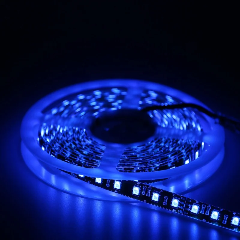 Высокий CRI динамический белый CCT 12/24 В 2 в 1 двухцветный 60 светодиодов 5050 Гибкие светодиодные ленты