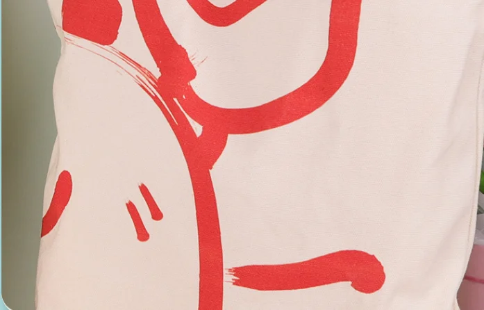 Custom Printed Logo Reusable Canvas Cotton Shopping Tote Bag For Hotel And For Fair