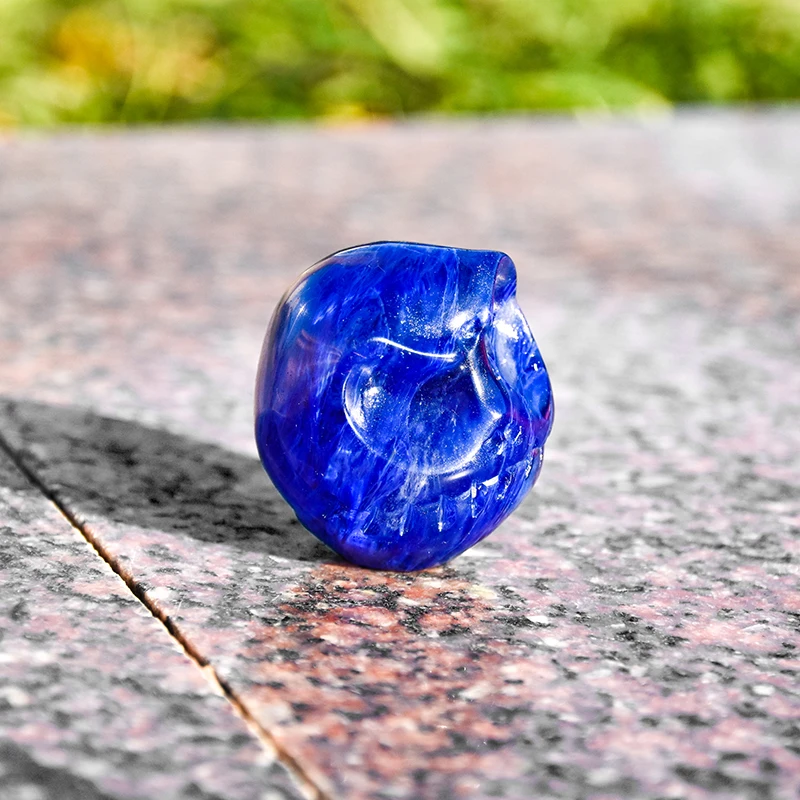 Wholesale High Quality Hand Carved Natural Spiritual Stone Craft Crystal Crafts Jack Crystal Jack skulls Craving