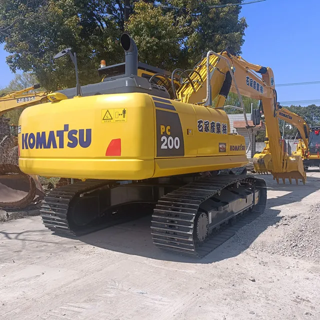 Лидер продаж японские оригинальные Гусеничные экскаваторы Komatsu PC200 8 Строительная Инженерная техника Подержанные