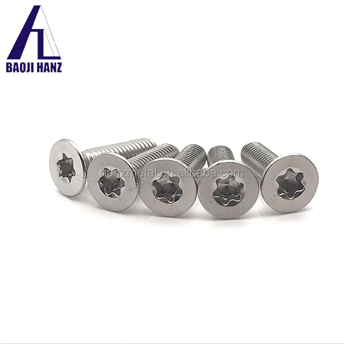 titanium m3 10mm torx countersunk screw colored