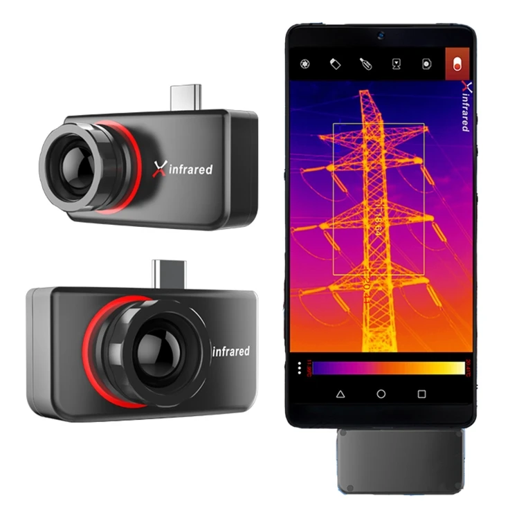 Best Price InfiRay T3 Pro Type-C Phone Infrared Thermal Imager Monocular Hunting Detector Night Vision Camera