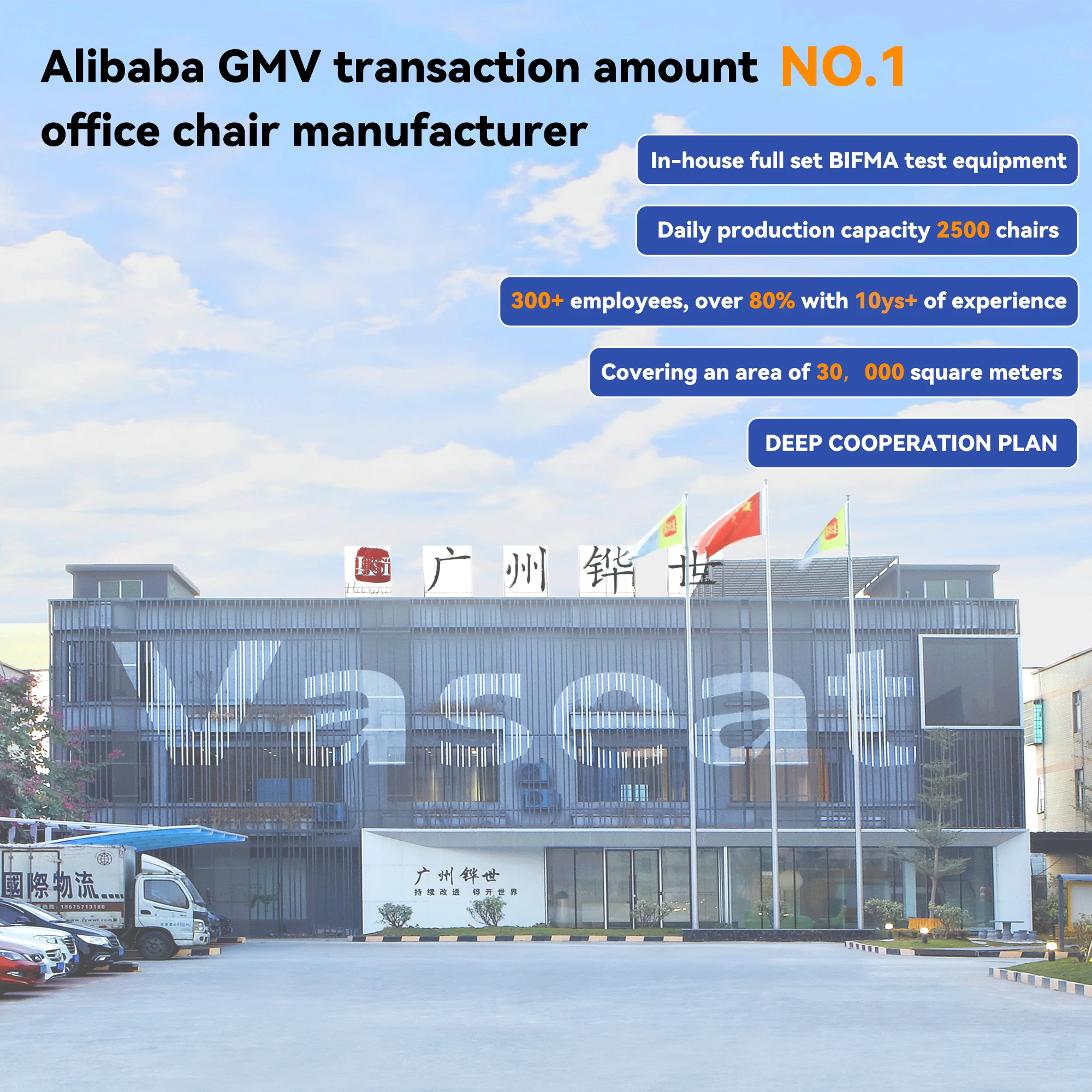 Vaseat T8-GH Luxury Home Office Chair Modern High-Back Swivel Chair Ergonomic Mesh Seat Executive Office Chair Chinese