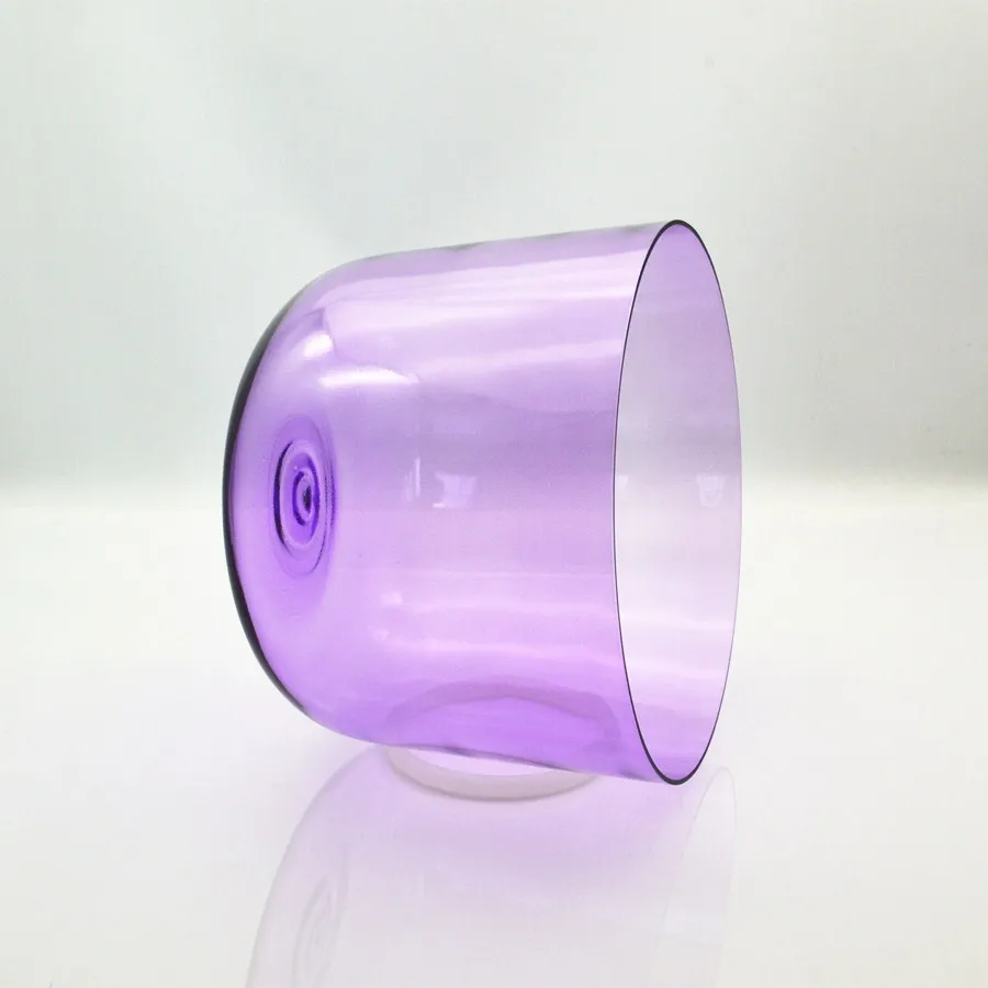 HF High Quality Violet Clear Quartz Crystal Singing Bowl for sound healing and meditation