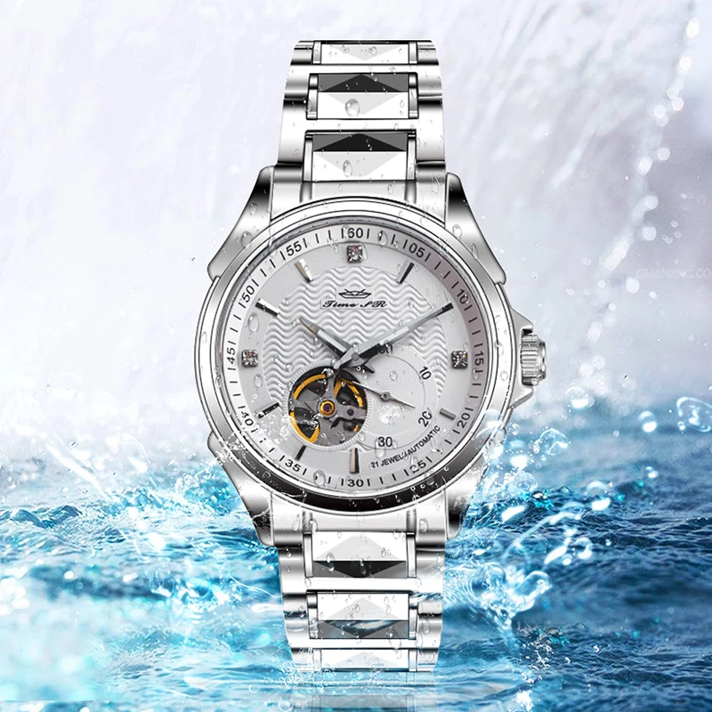 Hot Sale 3002G Stainless Steel Wrist Watches Japan Mechanism Sapphire Waterproof Watches For Men