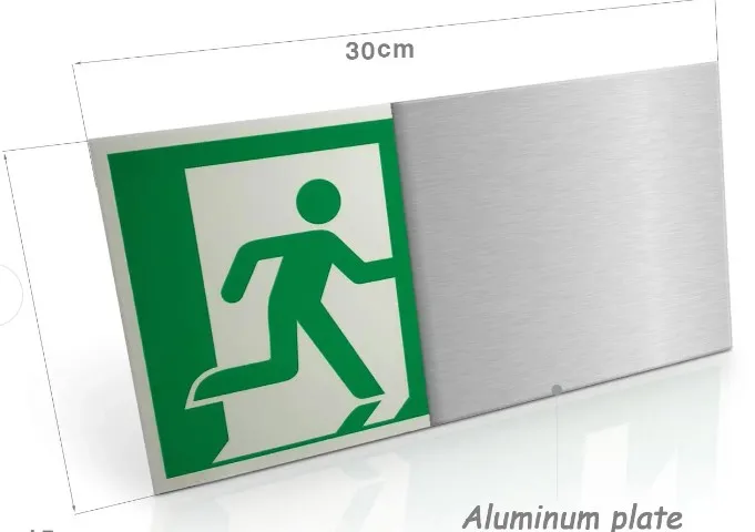 China cheap high quality  Aluminum Escape down sign