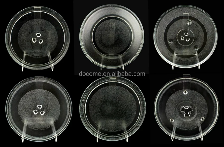 
Wholesale 27cm Heat-resistant Microwave Glass Turntable Oven Plate Spare Parts 