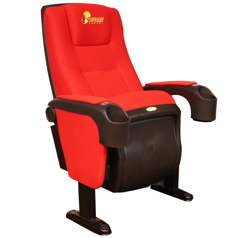New Design custom Folding cinema armchair movie theater seat furniture seating with cup holder