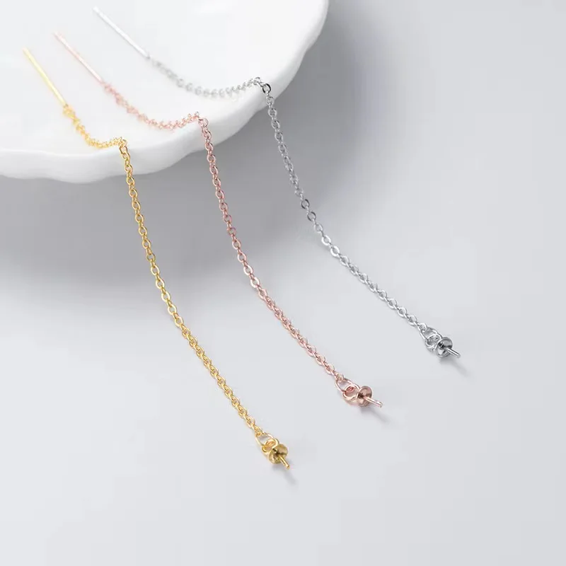 925 Sterling Silver earrings accessory for DIY jewelry