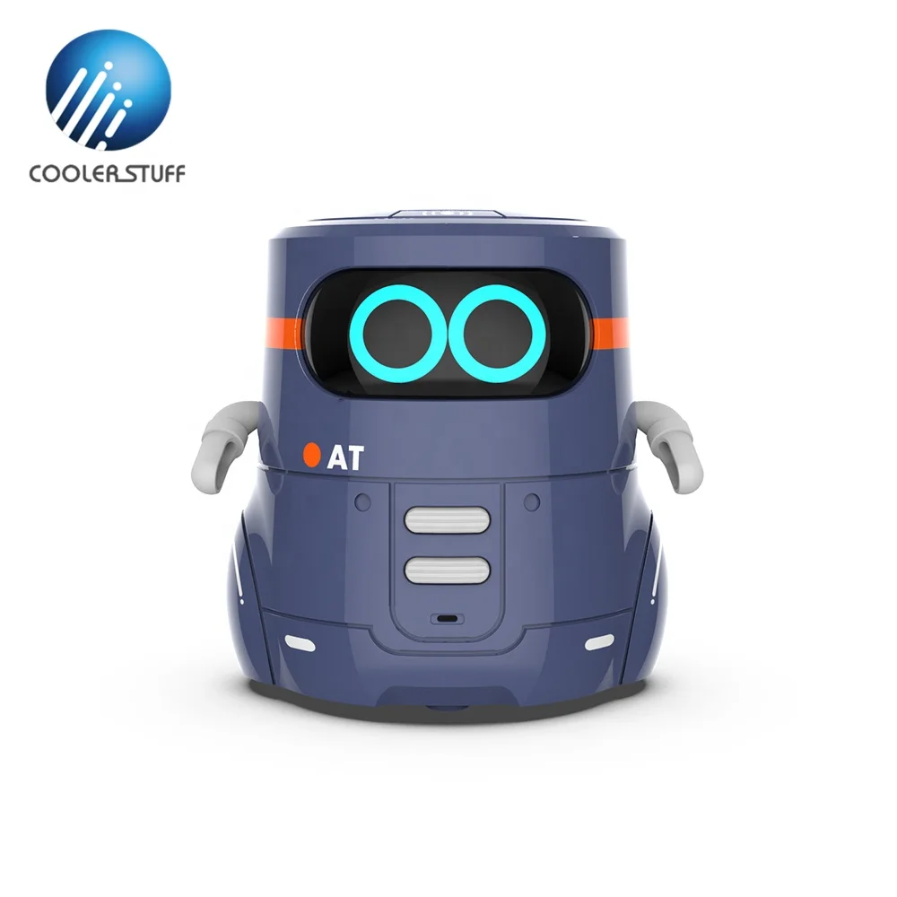 Coolerstuff Educational Interact Game RC Robotic Voice Record Music Remote ControI Intelligent AT Touch Sensing Smart Robot Toys