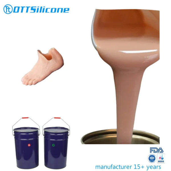 Soft Liquid Silicone to make Silicone Prosthesis Medical Liquid Silicone RTV-2
