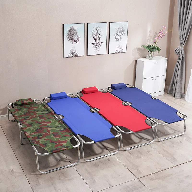 camping foldable single outdoor camp hiking military portable outdoor folding bed