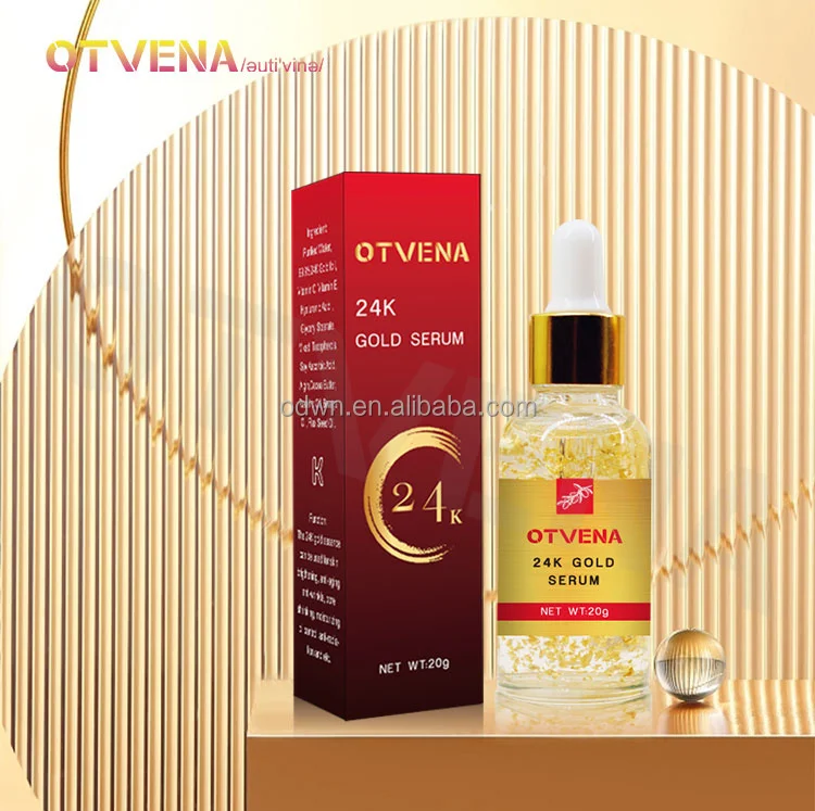 100% эффективная гиалуроновая кислота осветляющая кожу Золотая сыворотка OTVENA 24k