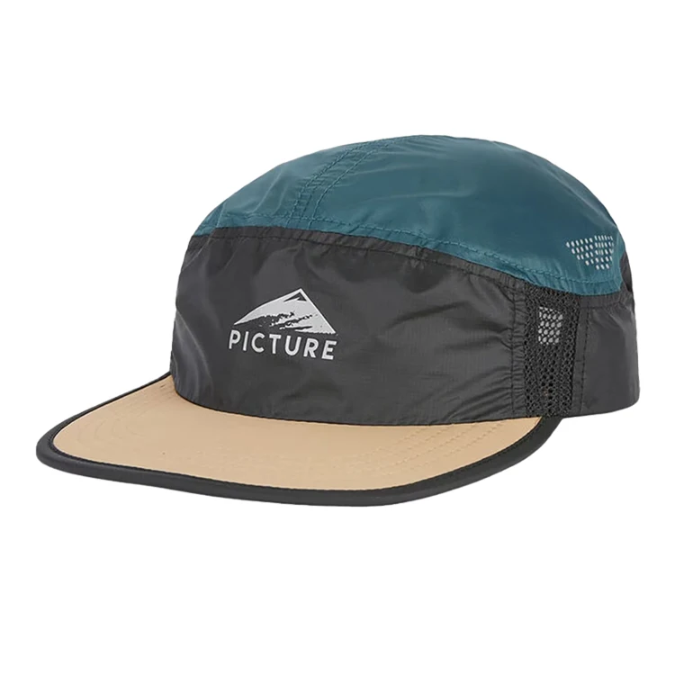 Оптовая продажа, неструктурированные водонепроницаемые нейлоновые 5-панельные кепки для кемперов с логотипом на заказ, 5 панельных колпачков