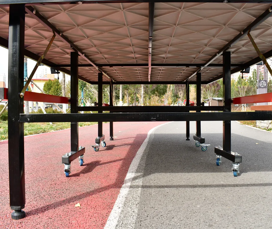 Custom Logo Color SMC  Standard Table Tennis Tables Outdoor Pingpong Table