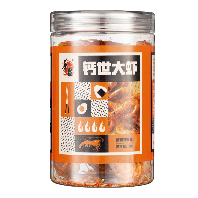 Пресноводные креветки в бутылке, 50 г, сушеные креветки