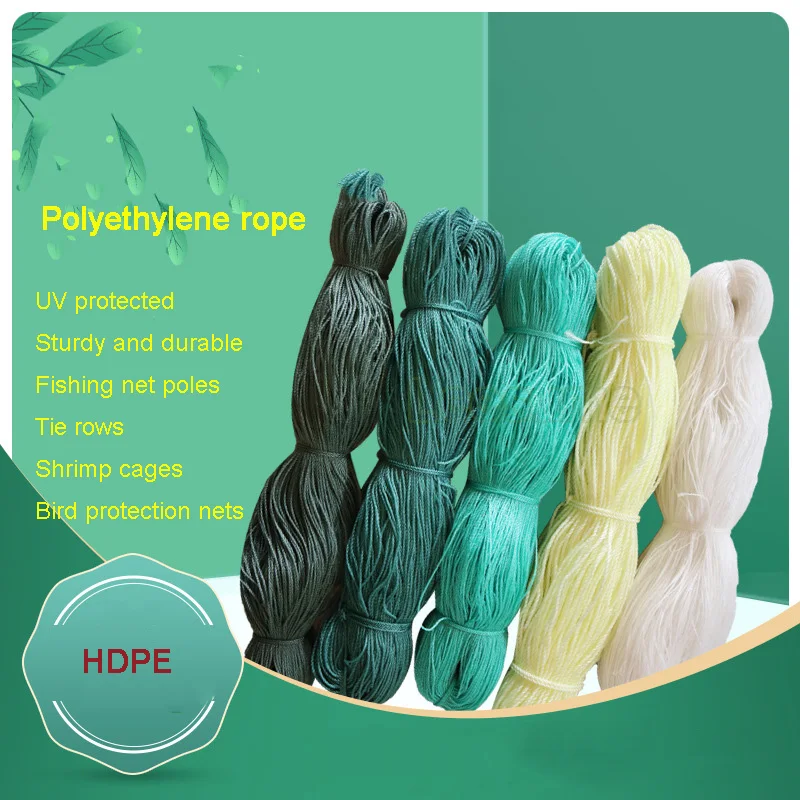 High quality 100% nylon fishing net rope twine 210D fishing ropes