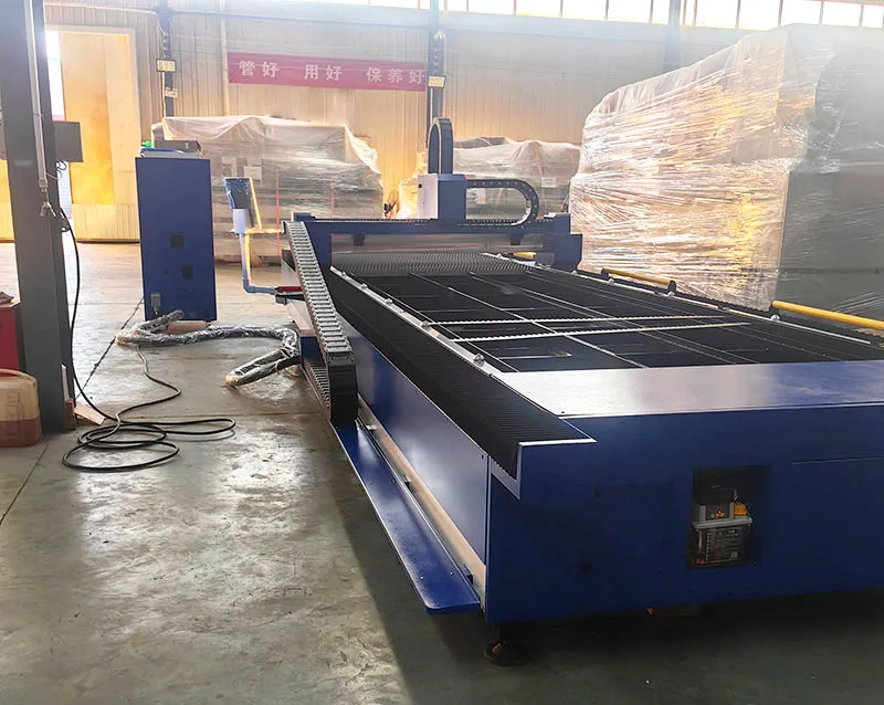 big size 6m metal sheet fiber laser cutting machine  high precision laser cutting machine