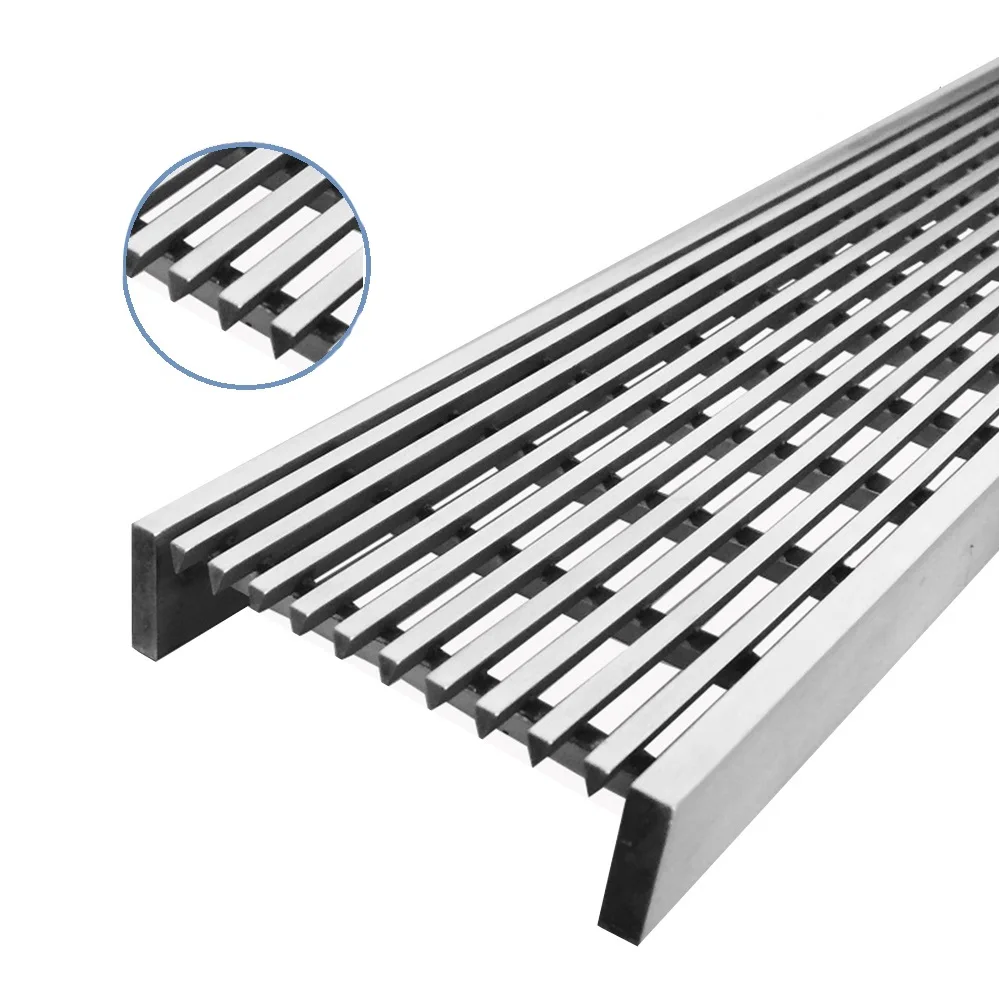 Stainless steel grating trench drain cover sump cover