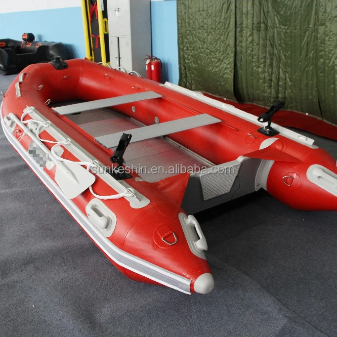 factory wholesale 2022 NEW 360mm inflatable Fishing boat with aluminium floor