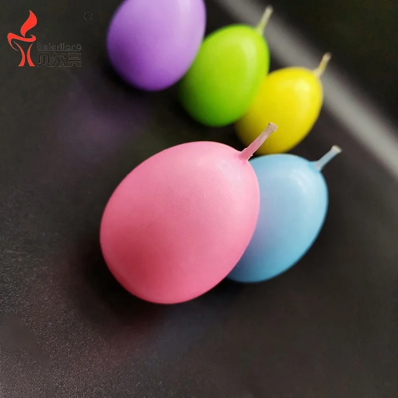 2023 New Design Home Decoration Egg Candles for Easter Day