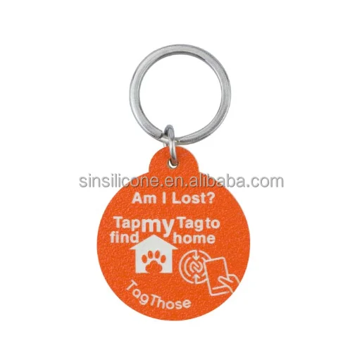 NFC & QR Code Smart Pet ID Tag Personalized Dog Cat Tag, Online Pet Profile, Pet Location Alert Email, Digital Pet Tag, Quiet Pe
