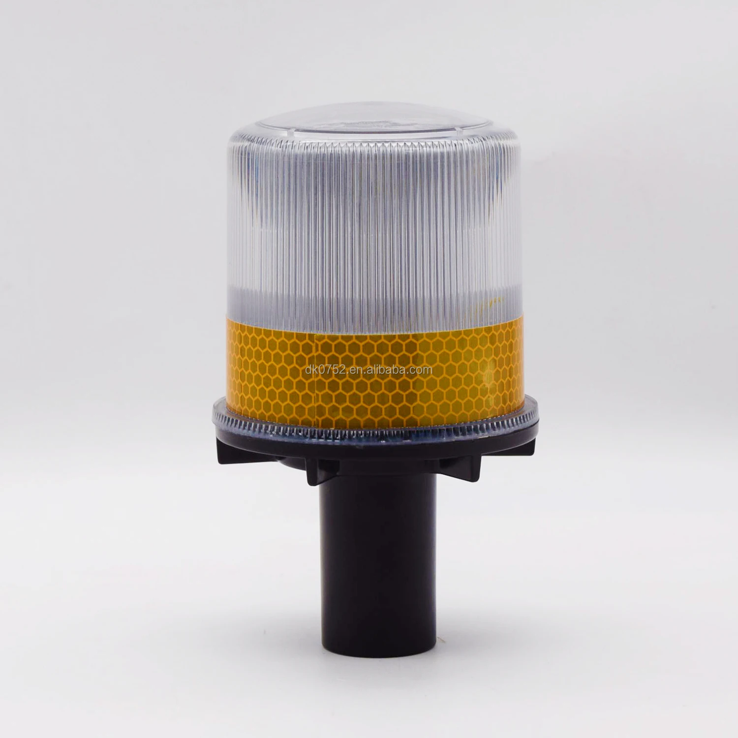 DK led Waterproof traffic safety warning beacon solar powered light