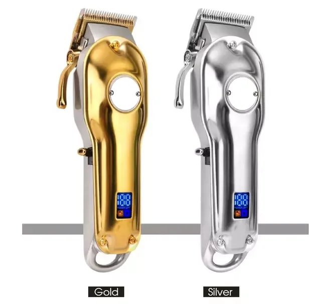 Newly Design Metal Usb Rechargeable Cordless Hair Trimmer Professional Electric Hair Clipper for Men