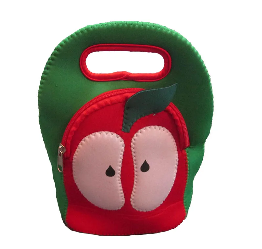 Hot sale neoprene lunch bag funny design insulated cooler lunch bag for kids