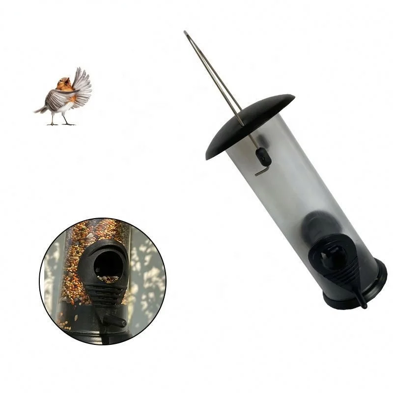 2022 amazon hot selling Pp plastic bird feeders for outdoors hanging Outdoor Hanging Acrylic Wild Garden bird feeders hanging