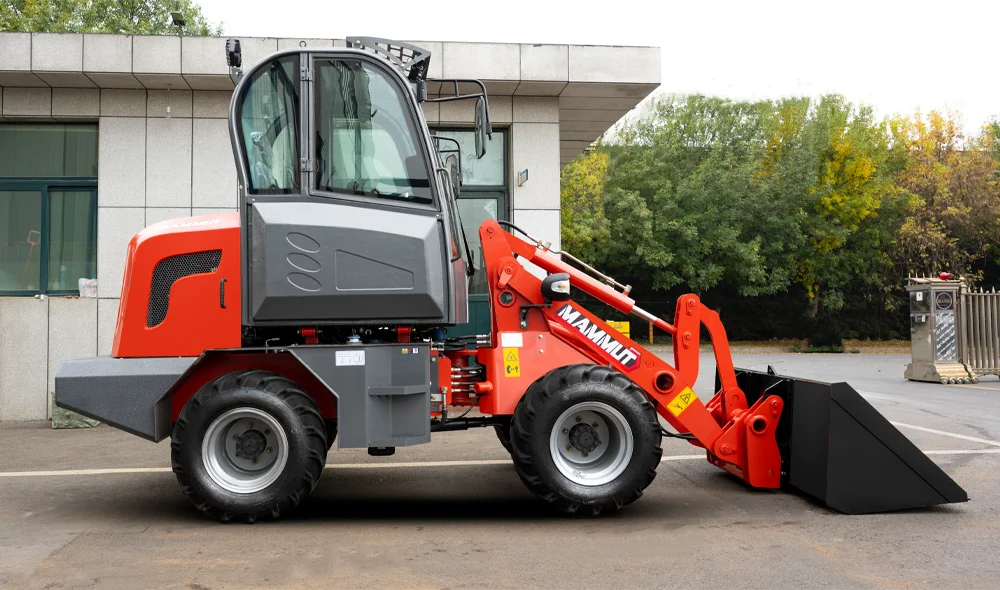 Мини-погрузчик kubota дизельный двигатель Eougem 1 тонный погрузчик на открытом воздухе с использованием фронтального погрузчика для продажи