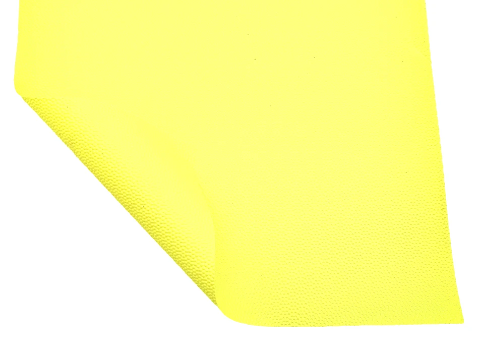 Yellow PVC Release Liner Corrugated/dotted shape With High Peel Ability for Pressure Sensitive Adhesive PTFE Cloth